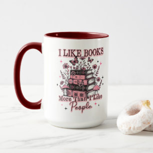 Taza Me Gustan Los Libros Más Que...