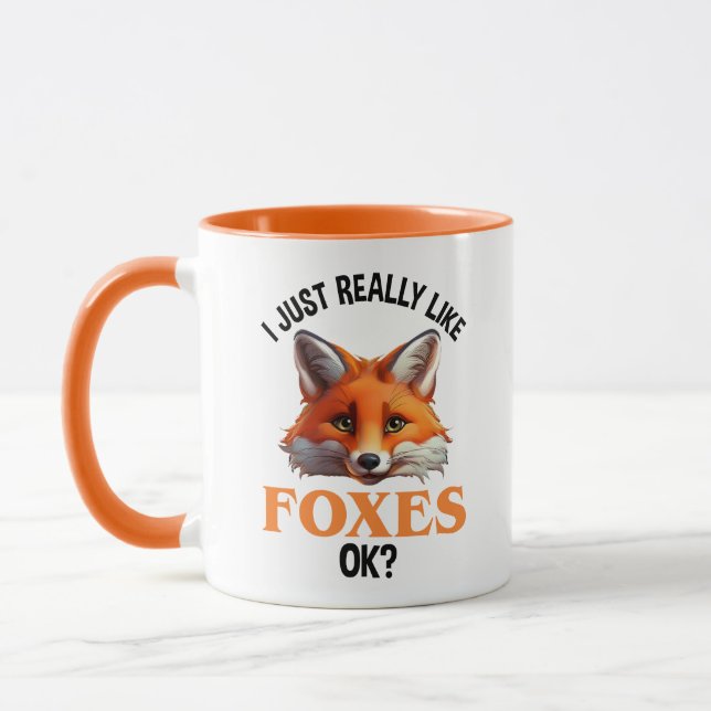 Taza Me Gustan Los Zorros. (Izquierda)