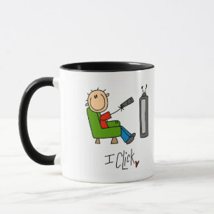 Taza Me Hago Click Regalos y Camisetas de Adicto a la T