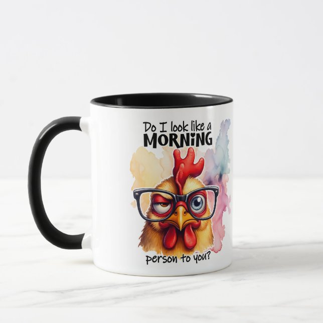 Taza ¿Me Parezco A Una Persona De La Mañana? (Izquierda)