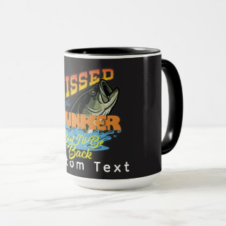 Taza Me perdí la lubina gigante, volveré lubina de boca