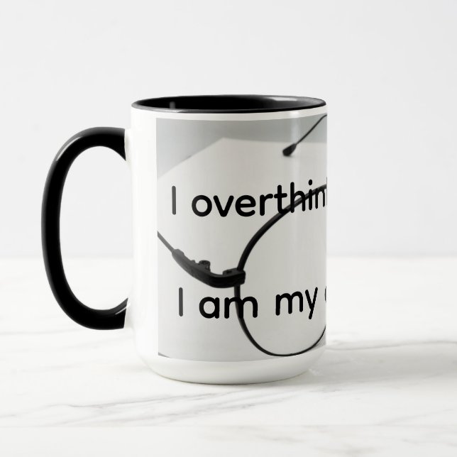 Taza Me sobreanalizo (Izquierda)