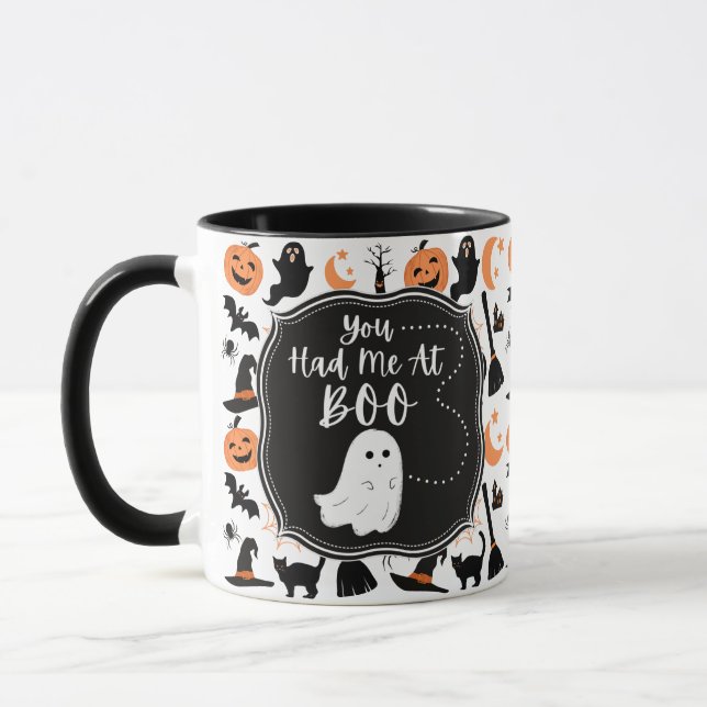 Taza Me Tenías En Boo Halloween Mug (Izquierda)