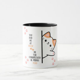 Taza Me tenías en Meow lindo gato