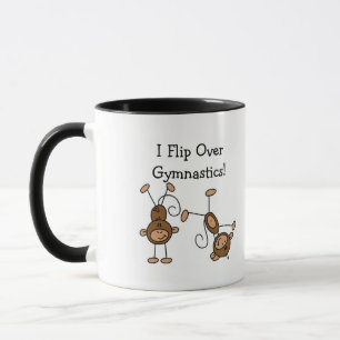 Taza Me vuelco en camisetas y regalos de gimnasia