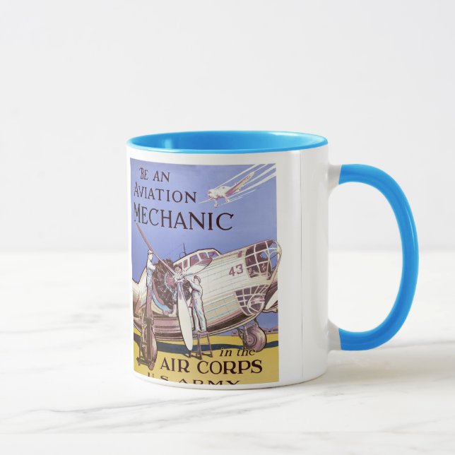 Taza Mecánico de la aviación (Derecha)