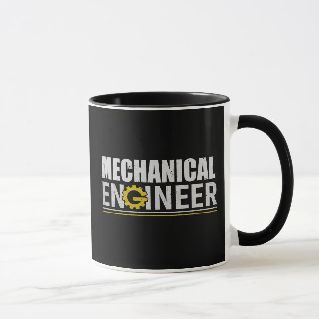 Taza Mechanical Engineering Funny Engineer (Derecha)
