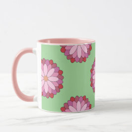 Taza Medallero asiático pastel rosado