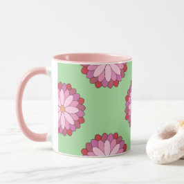 Taza Medallero asiático pastel rosado