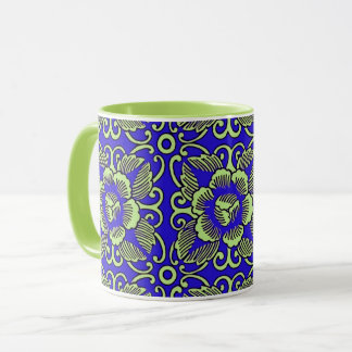 Taza Medallón de la flor de cal