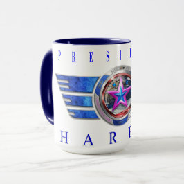 Taza Medallón Presidente Harris-Walz Wing