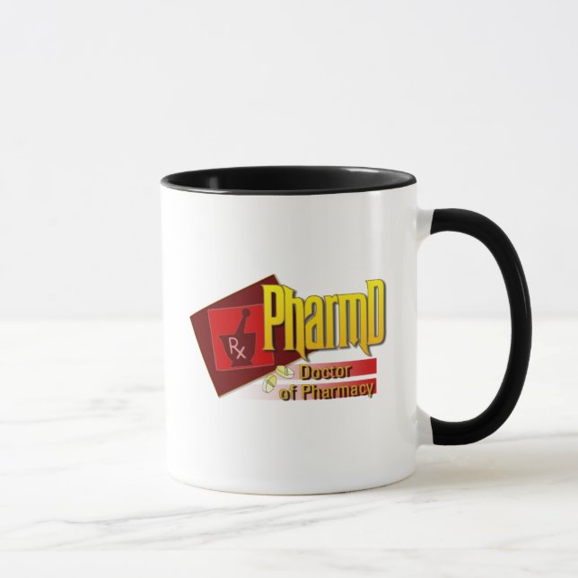 Taza Médica de PharmD LOGO (Derecha)