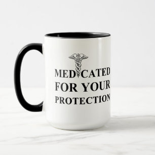 Taza Medicada Para Su Protección