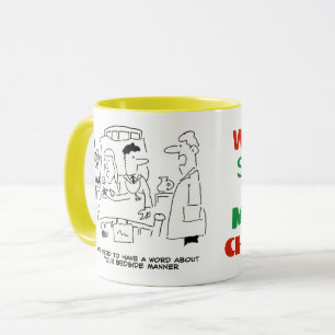 Taza Médico De Manera Negativa No Muy Correcta. Diverti