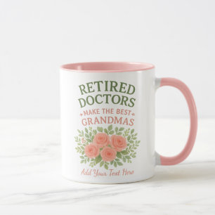 Taza Médico Retirado Mejor Abuela Regalo de Jubilación