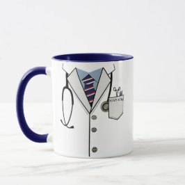 Taza Médico y enfermera Mug - Nombre personalizado del
