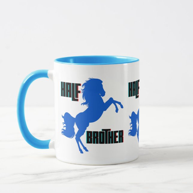 Taza Medio hermano de cría de caballos (Izquierda)