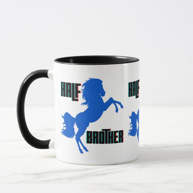 Taza Medio hermano de cría de caballos (Izquierda)