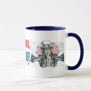Taza Medios del control de armas usando el favorable