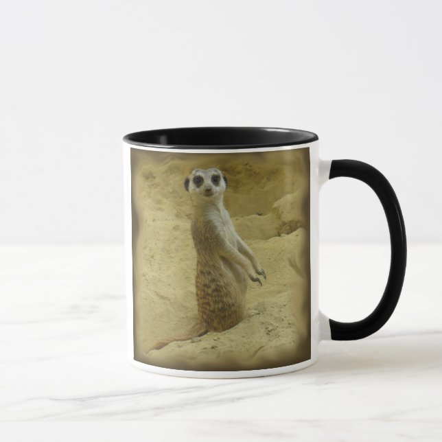 Taza Meerkat lindo (Derecha)