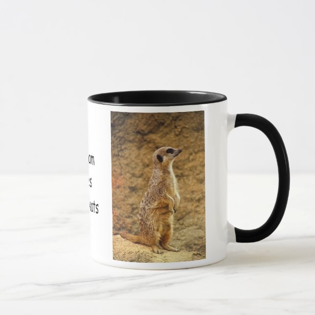 Taza Meerkat Mug personalizado (Derecha)