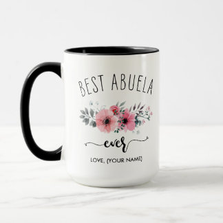 Taza Mejor Abuela de la historia - (TU NOMBRE) Pink Bou
