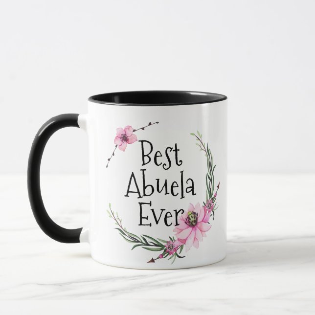 Taza Mejor Abuela jamás Mug - Regalo del Día de la Madr (Izquierda)