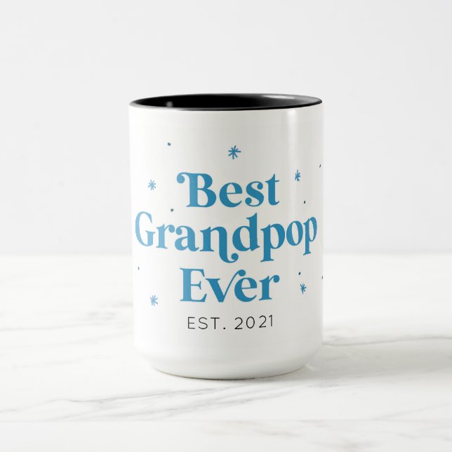Taza Mejor Abuelo Primer Nieto Café Mug (Centro)