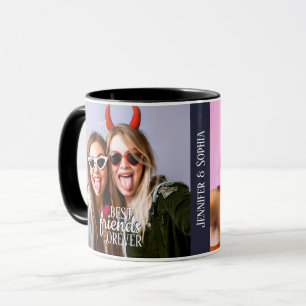 Taza Mejor Amigo para siempre dos plantillas de imágene