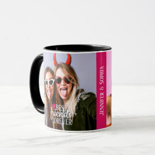 Taza Mejor Amigo para siempre dos plantillas de imágene
