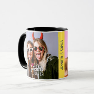 Taza Mejor Amigo para siempre dos plantillas de imágene