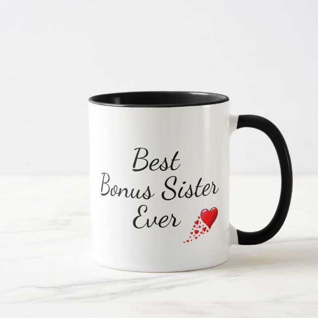 Taza MEJOR BONUS HERMANA HASTA LOS Proverbios Personali (Derecha)