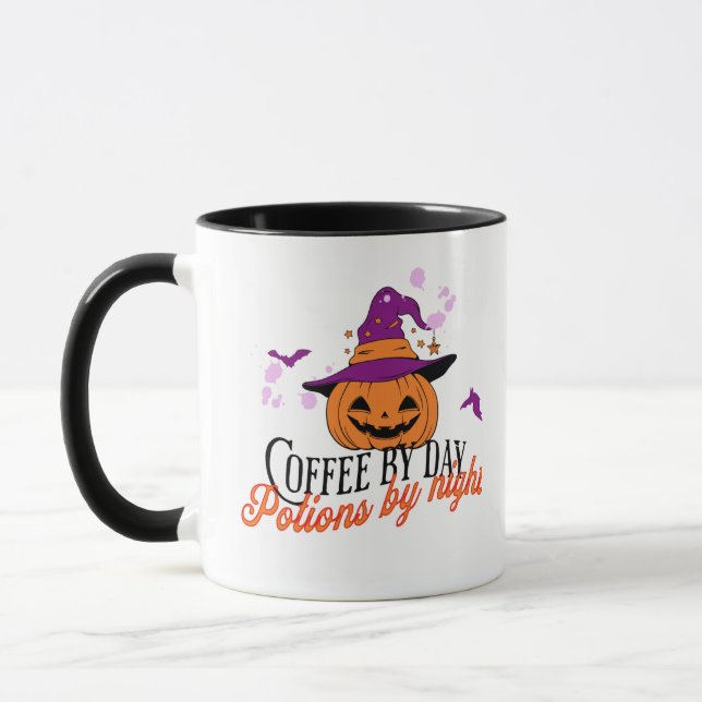 Taza Mejor café por día helloween café mug (Izquierda)