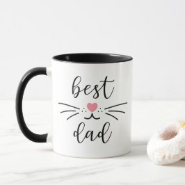 Taza Mejor Cara de Gatito de Papá Gato