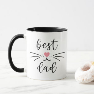 Taza Mejor Cara de Gatito de Papá Gato