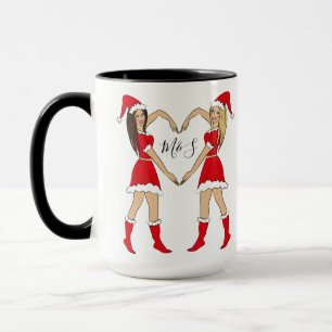 Taza Mejor chicas de brunette y rubia de regalo de amig