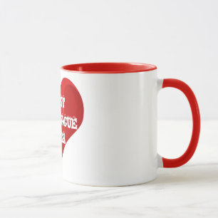 Taza Mejor Colega de Amor del Corazón Rojo