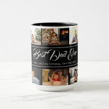 Mejor Collage de fotos negro de papá