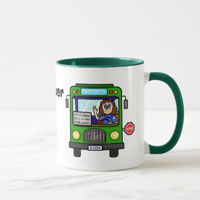 Taza Mejor Conductor De Autobús Mug (Derecha)
