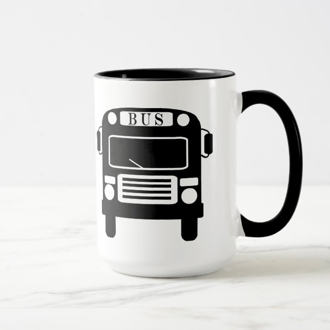 Taza Mejor controlador de bus Silhouette Mug (Derecha)