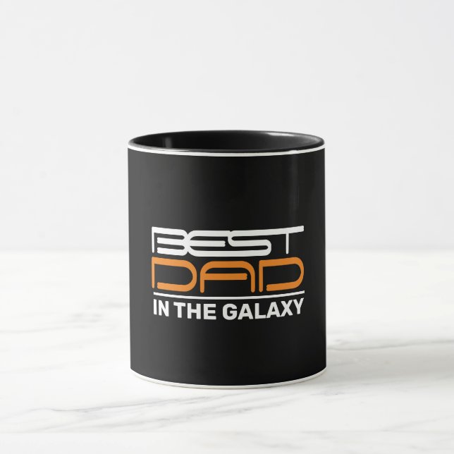 Taza Mejor DAD En Galaxy Mug (Centro)