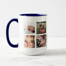 Taza Mejor DAD Personalizado Oro Multofoto Mug