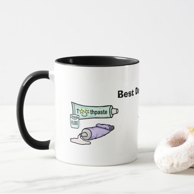 Taza Mejor Dentista Jamás Mug (Con donut)