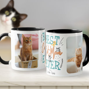 Taza Mejor Día de la Madre fotográfico para gatos