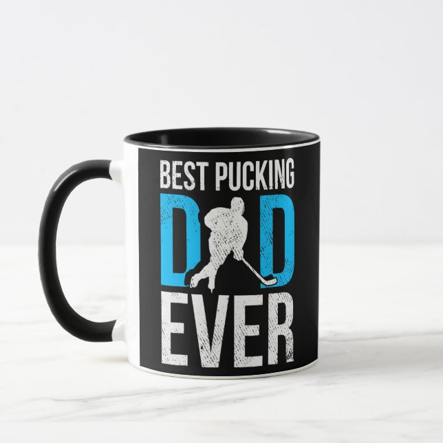 Taza Mejor Día de Padres en Hockey sobre Hielo  (Izquierda)