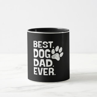 Taza Mejor diseño de papa de perro