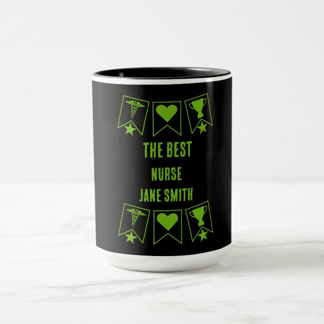 Taza Mejor equipo de enfermería (Centro)