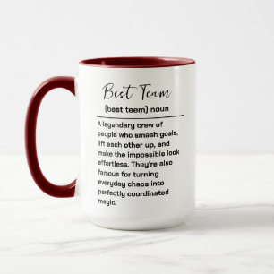 Taza Mejor equipo de todos los tiempos Agradecimiento