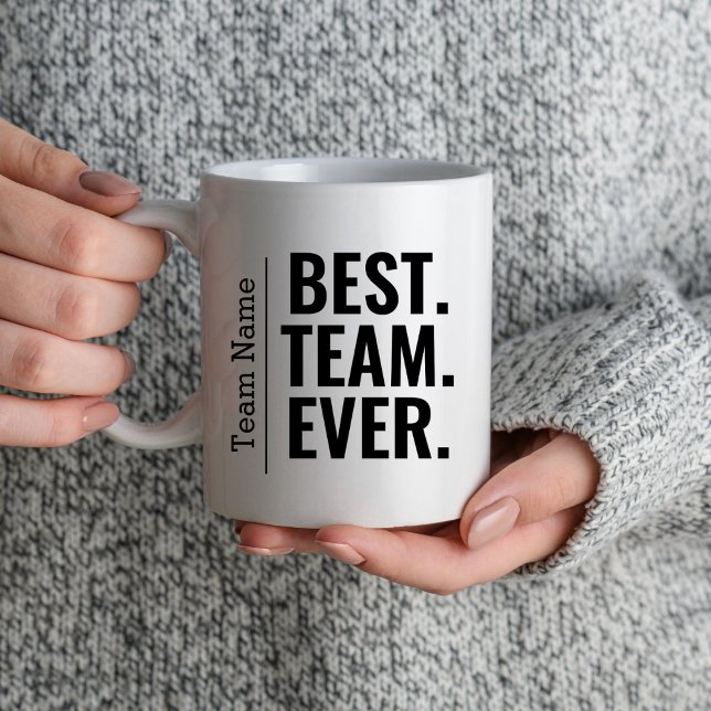 Taza Mejor equipo de trabajo del equipo de compañeros d (Subido por el creador)