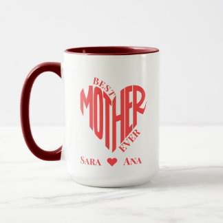 Taza Mejor foto del corazón de la Madre Nunca - Regalo